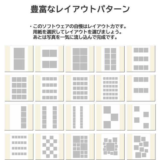 大量の写真を一気にレイアウト＆印刷！秒速!まとめて写真プリント