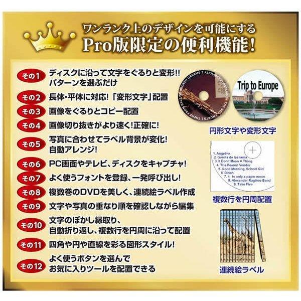 BD/DVD/CDラベル印刷ソフト らくちんCDラベルメーカー23 Pro 特別版（ダウンロード版）の画像