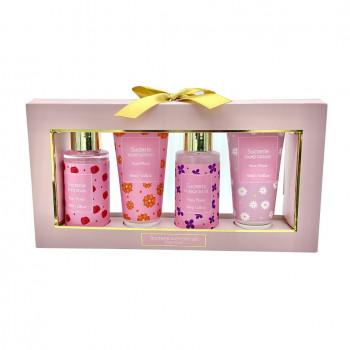 Sucrerie シュクルリー バスギフトセット ピンク ピュアフローラルの