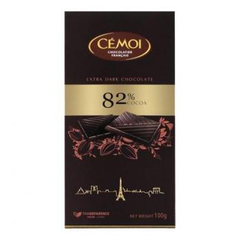セモア　82％ダークチョコ　100g　17セット　001006 【北海道・沖縄・離島配送不可】 セモア 82％ダークチョコ 100g 17個セット 001006 代引き不可/同梱不可