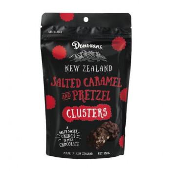 ドノバンズ ソルトキャラメルプレッツェルクラスターズチョコ 150g 8個セット 127002 |b03 ドノバンズ ソルトキャラメルプレッツェルクラスターズチョコ 150g 8個