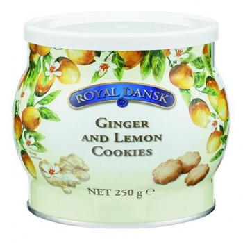 ロイヤルダンスク ジンジャー＆レモンクッキー 250g 12個セット 011063 |b03 ロイヤルダンスク ジンジャー＆レモンクッキー 250g 12個セット 011063