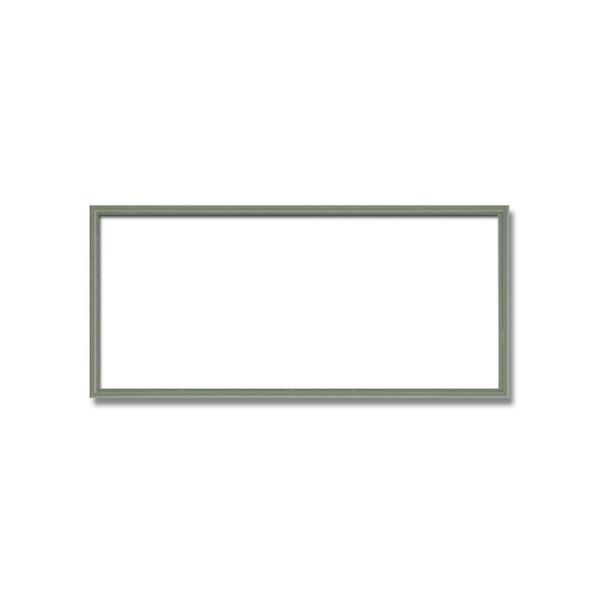 〔 長方形額 〕 木製額 カラー長方形額 500×250mm グリーン 縦横兼用額 カラー4色展開 額 額縁 フレーム