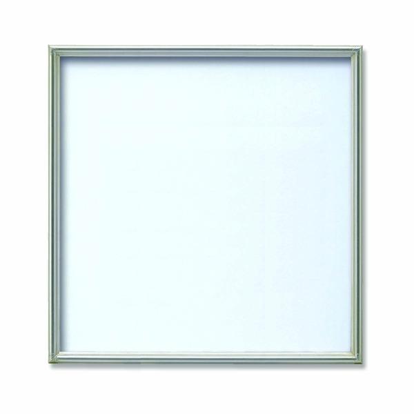 〔 角額 〕正方形額 450角 450×450mm シルバー 壁掛けひも アクリル付き フレーム 額縁 額