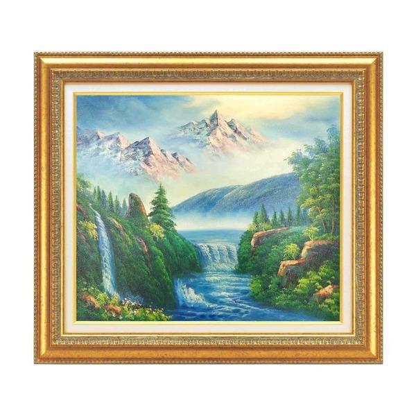 油絵、絵画、油絵額付き、大きな油絵、108センチ、キャンパス油絵、直筆油絵 油絵、絵画、油絵額付き、大きな油絵、108センチ、キャンパス油絵