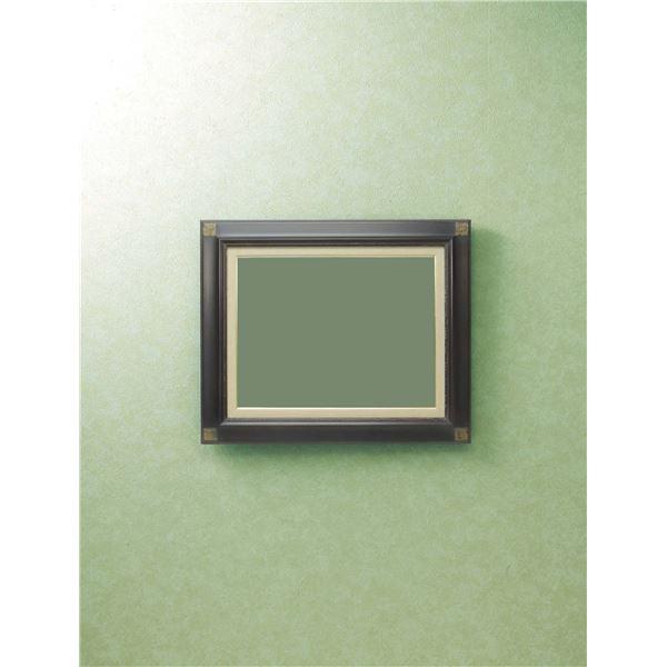 油彩画額装付 空額 額縁 油彩用 F6号 木製装飾額 金彩(ゴールド) 額装 木地 ガラス