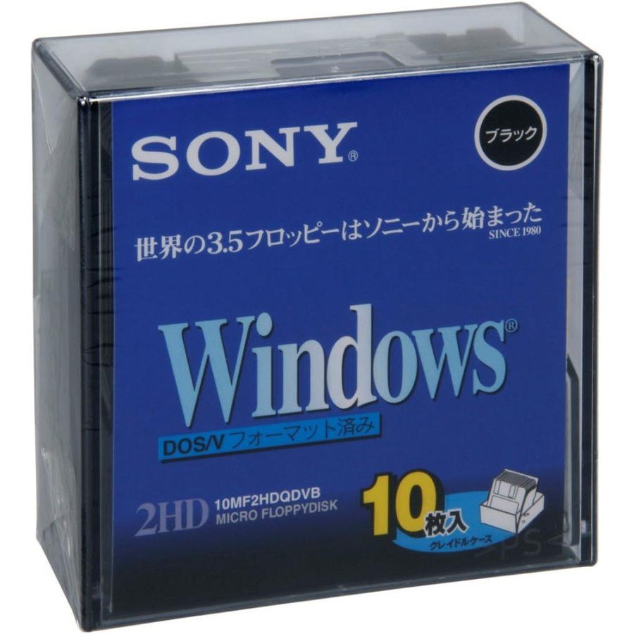 新品 SONY 3.5インチ 2HD フロッピーディスク Windowsフォーマット 10枚 ※沖縄県・離島配送不可  :10MF2HDQDVB:media store 店 通販 