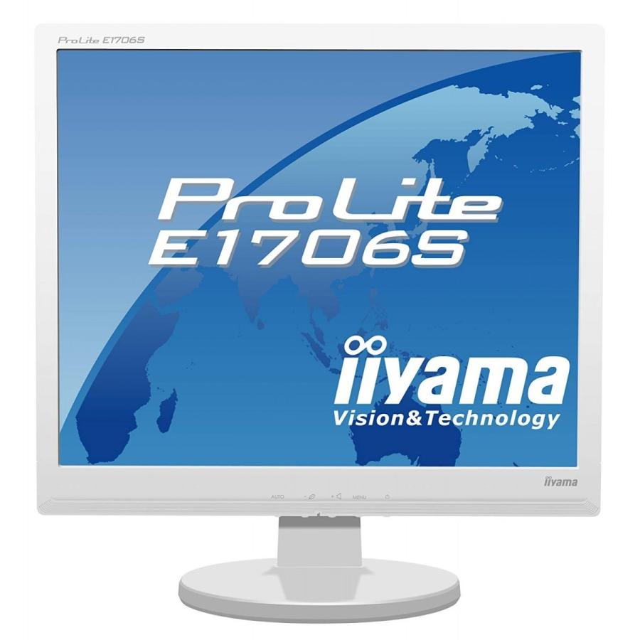 iiyama 新品 iiyama 17型液晶ディスプレイ ProLite E1706S PLE1706S-W1
