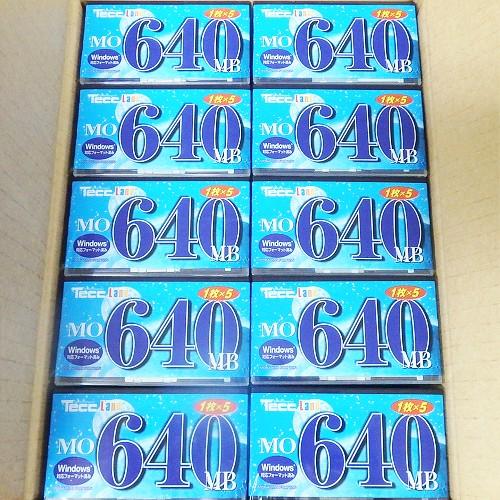 帝人 3.5インチ MOディスク 640MB Windowsフォーマット 100枚セット