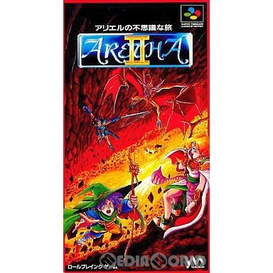 中古即納』{SFC} ARETHA II(アレサ2) 〜アリエルの不思議な旅〜
