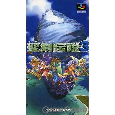 聖剣伝説 『中古即納』{箱説明書なし}{SFC} 聖剣伝説3 スクウェア