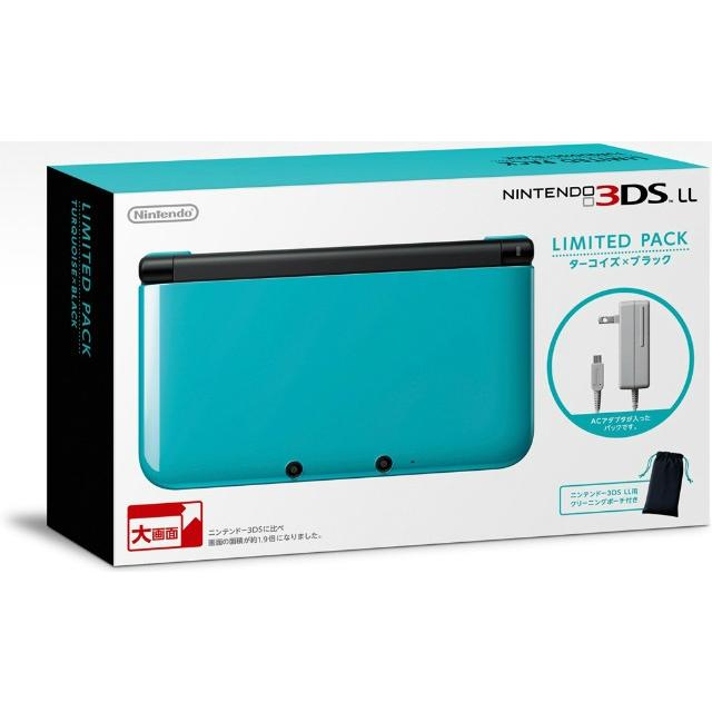 特価ブランド即出荷 中古即納 本体 3ds ニンテンドー3ds Ll リミテッドパックターコイズ ブラック Spr S Bnaf 日本限定モデル衝撃価格