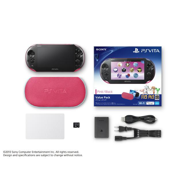 全てのアイテム PlayStation®Vita Value Pack ピンク ブラック 中古