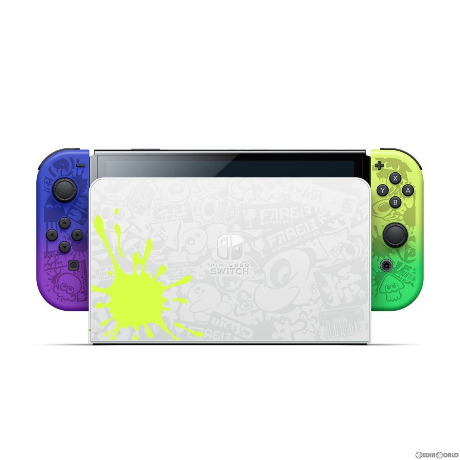 スプラトゥーン 『中古即納』{Switch} (本体)Nintendo Switch(有機EL 