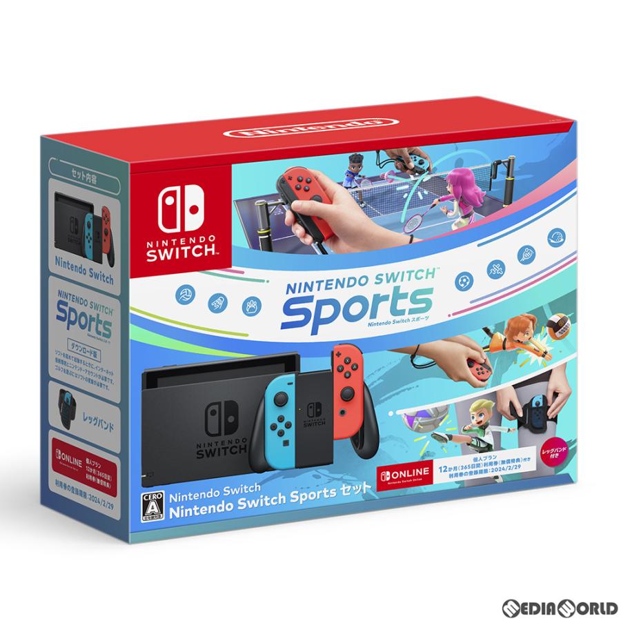 Nintendo Switch 『中古即納』{Switch} (本体)Nintendo Sports セット 