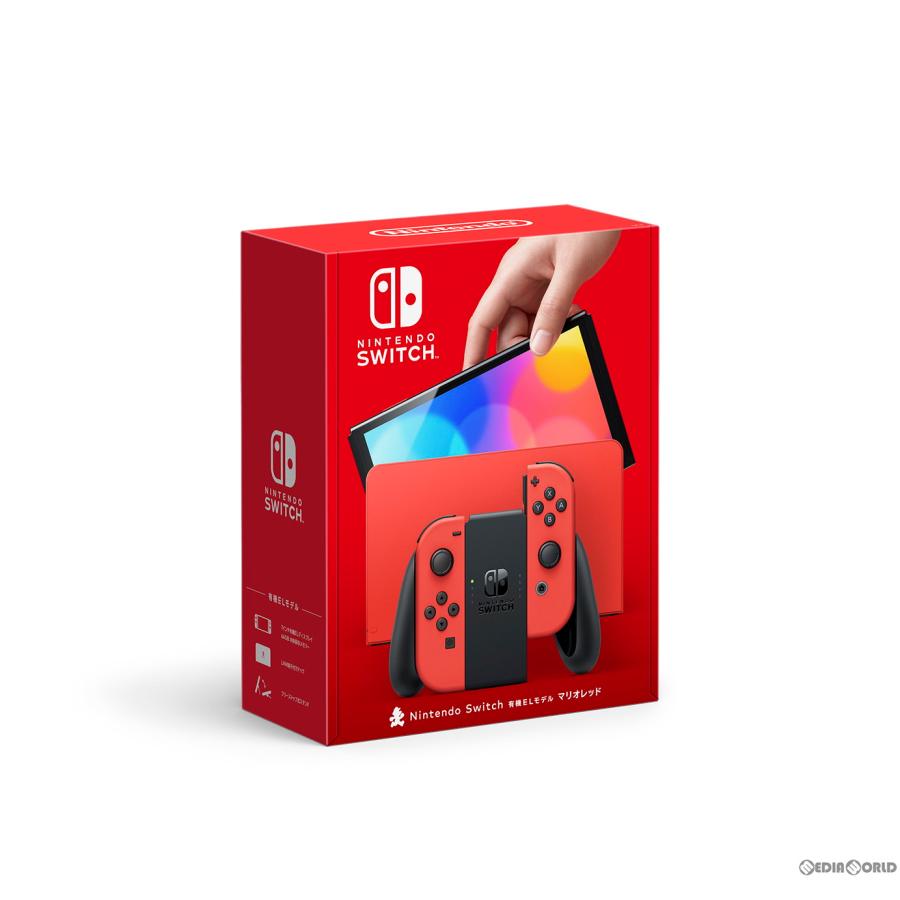 新品Nintendo Switch（有機ELモデル） マリオレッド➕ソフト