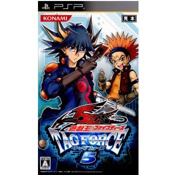 遊戯王　引退　遊戯王5D’s TAGFORCE5　同梱カード付き！ コナミデジタルエンタテインメント 『中古即納』{PSP} 遊戯王5D's