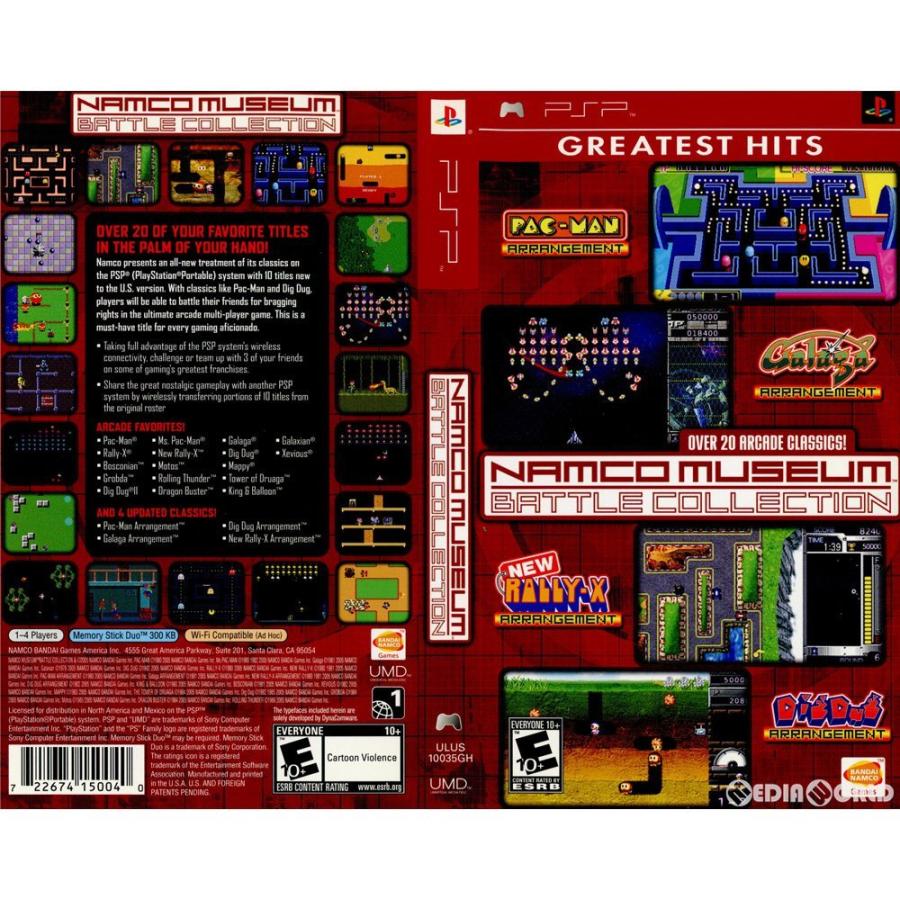 中古即納 Psp Namco Museum Battle Collection Greatest Hits ナムコミュージアム バトルコレクション グレイテストヒッツ 北米版 Ulus 10035gh 20061231 10212790001 メディアワールドプラス 通販 Yahoo ショッピング