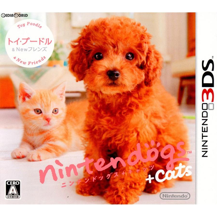 ニンテンドー3DS 『中古即納』{表紙説明書なし}{3DS} nintendogs+cats