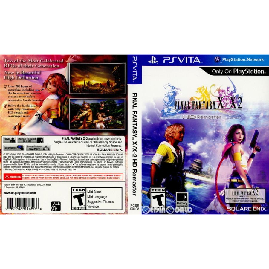 中古即納 Psvita Final Fantasy X X 2 Hd Remaster ファイナルファンタジー 10 10 2 Hd リマスター 北米版 Pcse メディアワールドプラス 通販 Yahoo ショッピング