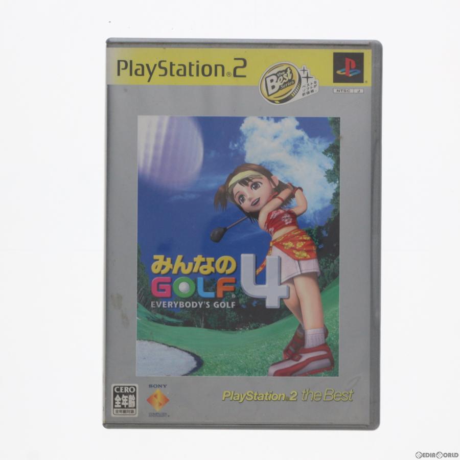 PlayStation 『中古即納』{表紙説明書なし}{PS2} みんなのGOLF4(ゴルフ
