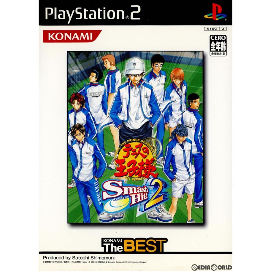 『中古即納』{PS2}テニスの王子様 Smash Hit!2(スマッシュヒット!2) コナミ ザ ベスト(SLPM-65678)(20040805)｜mediaworld-plus