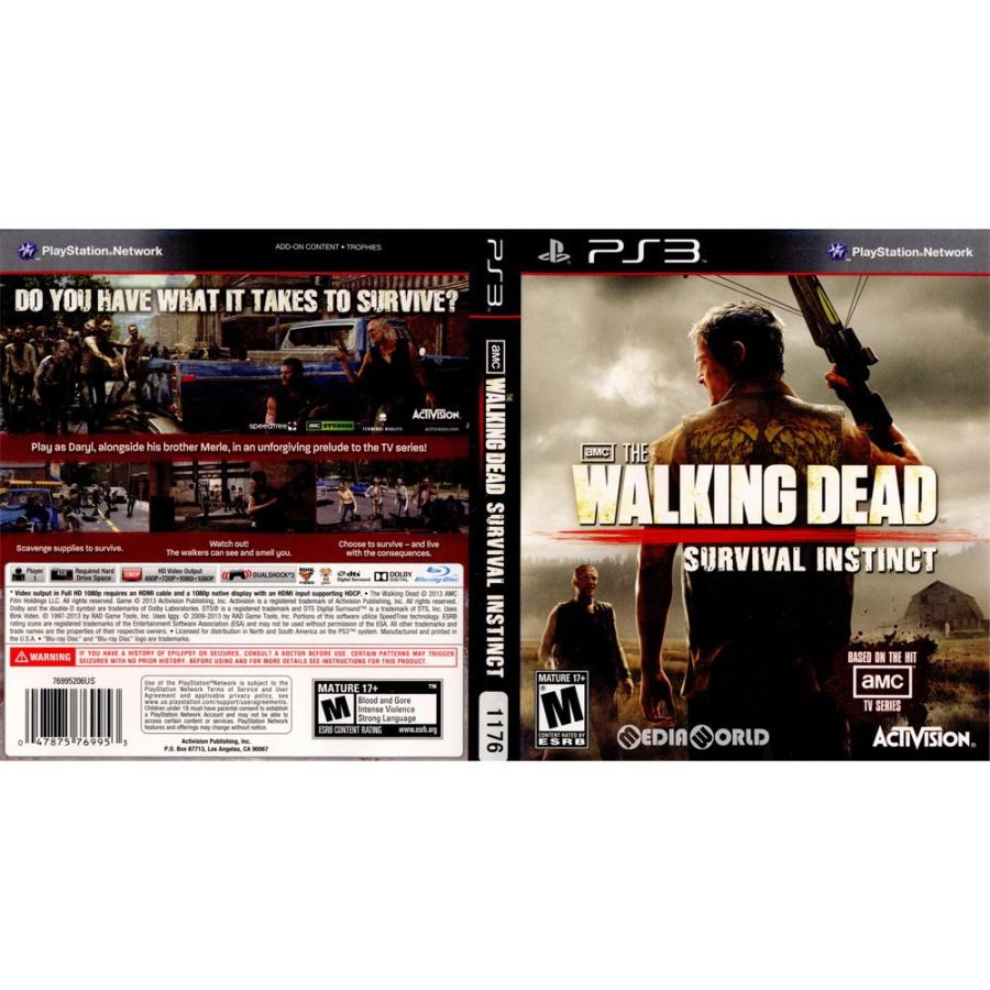 中古即納 Ps3 The Walking Dead Survival Instinct ウォーキングデッド サバイバルインスティンクト 北米版 Blus メディアワールドプラス 通販 Yahoo ショッピング