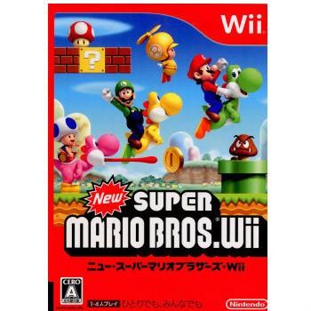 『中古即納』{表紙説明書なし}{Wii}New(ニュー) スーパーマリオブラザーズ Wii(20091203)｜mediaworld-plus