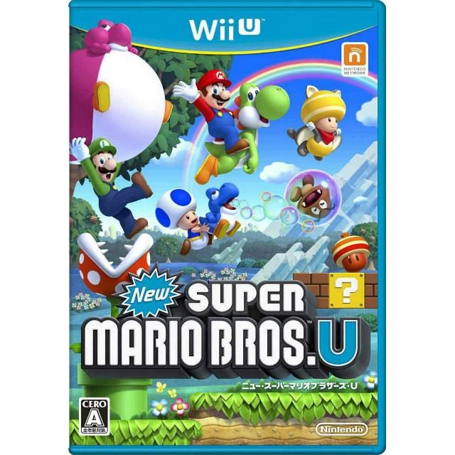 スーパーマリオ 『中古即納』{表紙説明書なし}{WiiU} New スーパー