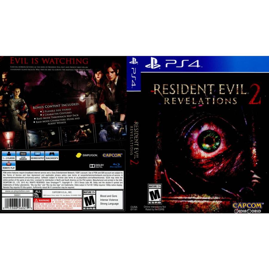 『中古即納』{PS4}Resident Evil： Revelations 2(バイオハザード リベレーションズ2)(北米版)(CUSA-01141)(20150317)｜mediaworld-plus