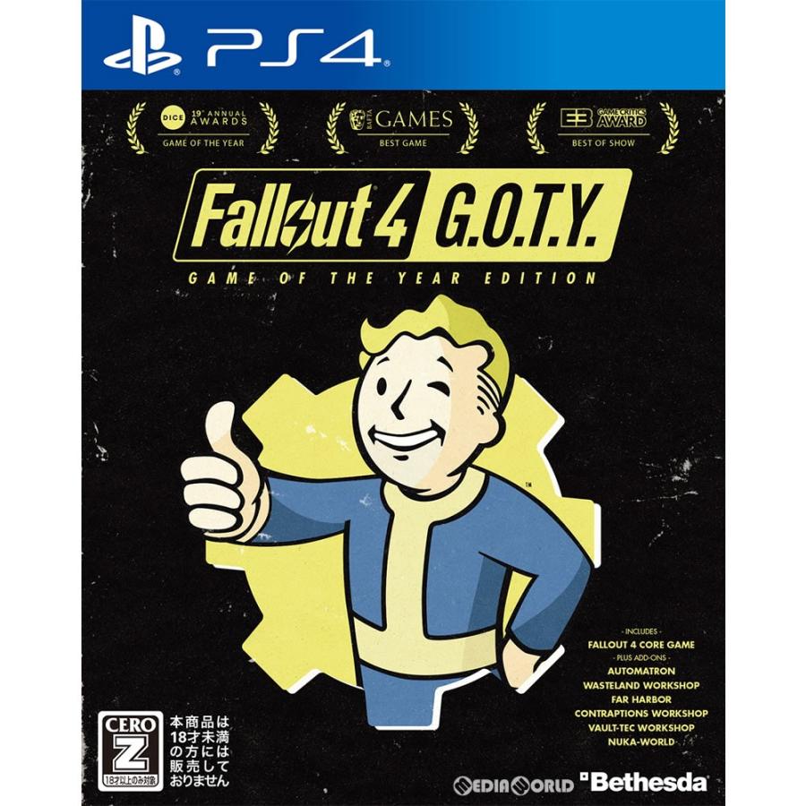 『中古即納』{PS4}Fallout 4: Game of the Year Edition(フォールアウト 4 ゲームオブザイヤーエディション)(20170928)｜mediaworld-plus