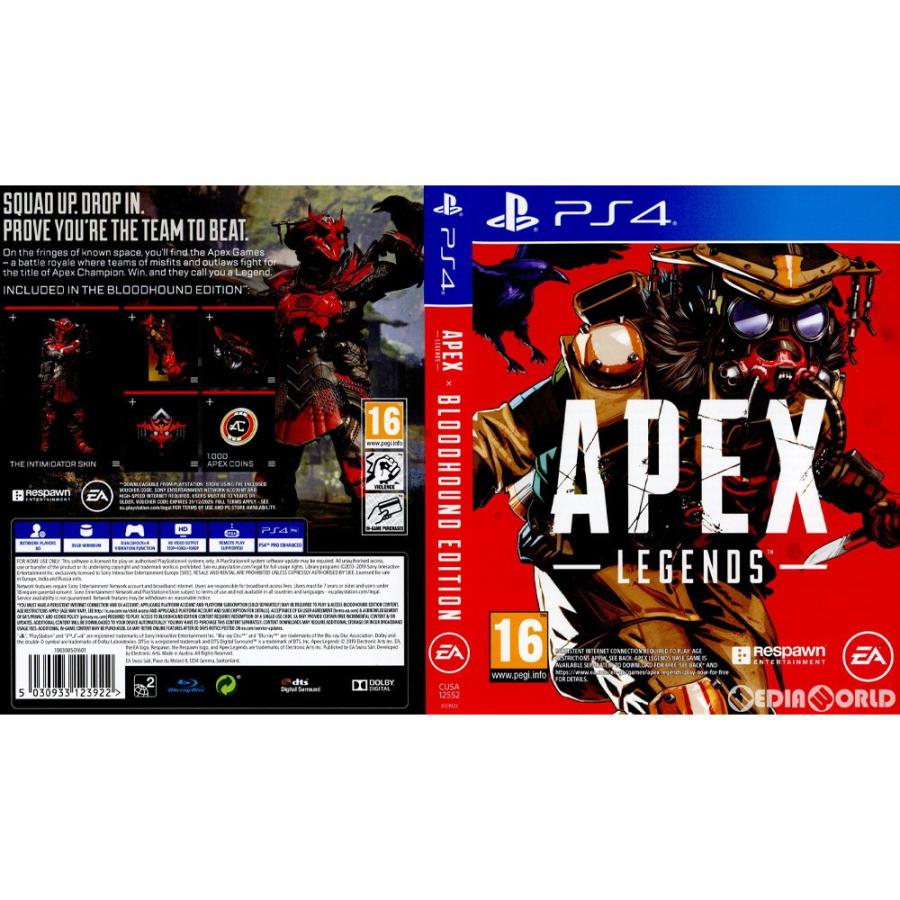 中古即納 Ps4 Apex Legends Bloodhound Edition エーペックスレジェンズ ブラッドハウンドエディション Eu版 オンライン専用 Cusa メディアワールドプラス 通販 Yahoo ショッピング