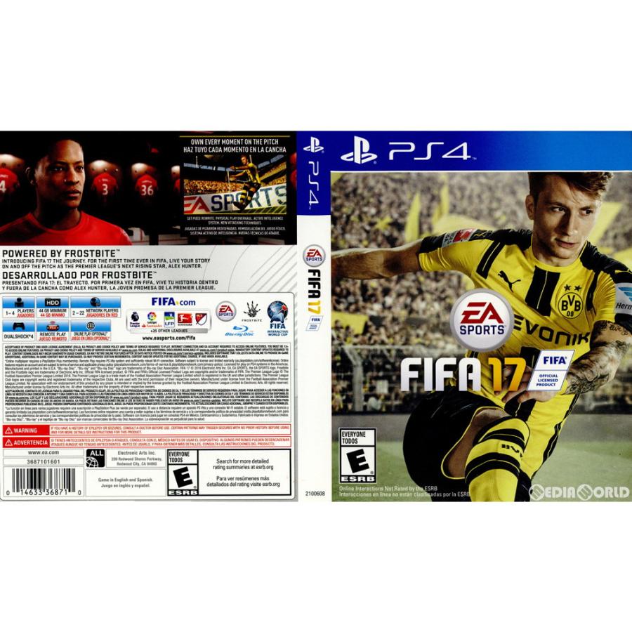 中古即納 Ps4 Fifa 17 北米版 メディアワールドプラス 通販 Yahoo ショッピング