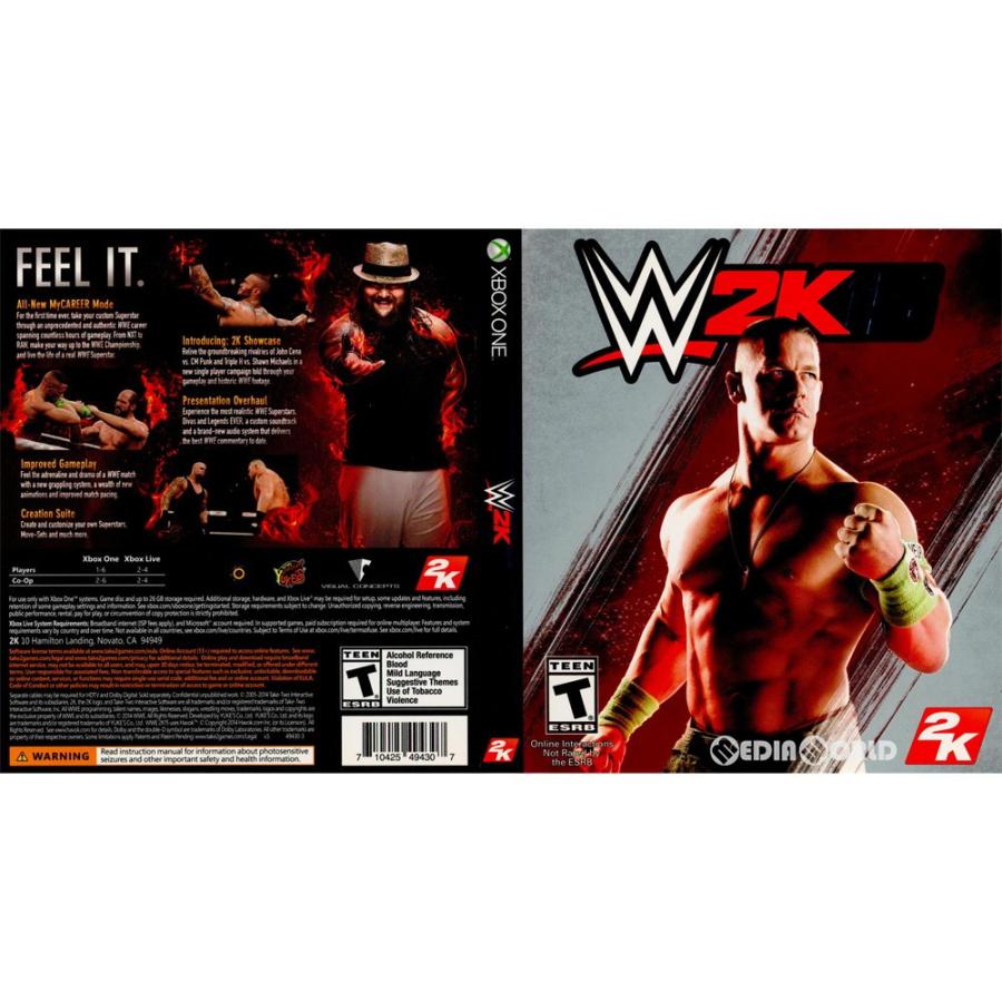 『中古即納』{XboxOne}WWE 2K15(北米版)(20141118)｜mediaworld-plus