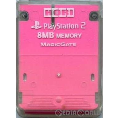 PS2薄型本体 メモリーカード8MB付き 中古即納』{ACC}{PS2} メモリーカード8MB ピンク ソニーライセンス商品