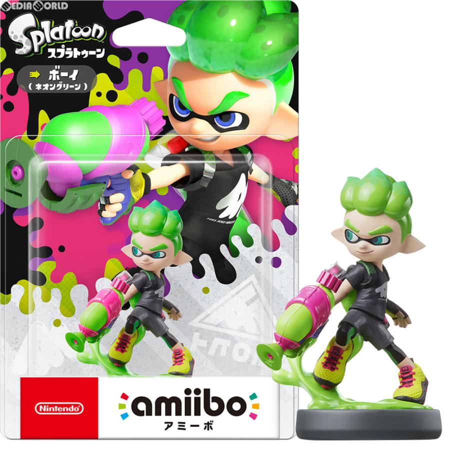 中古即納』{ACC}{Switch}amiibo(アミーボ) ボーイ【ネオングリーン