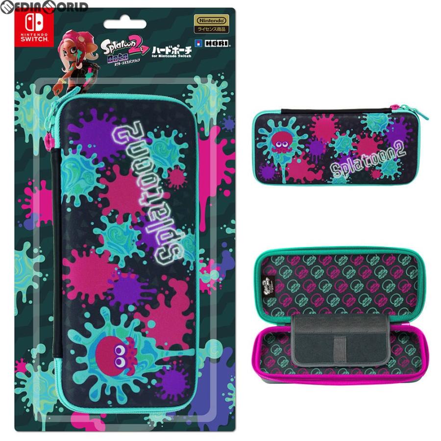 『新品即納』{ACC}{Switch}Splatoon2(スプラトゥーン2) ハードポーチ for Nintendo Switch(ニンテンドースイッチ) インク×タコ HORI(NSW-126)(20180719)｜mediaworld-plus