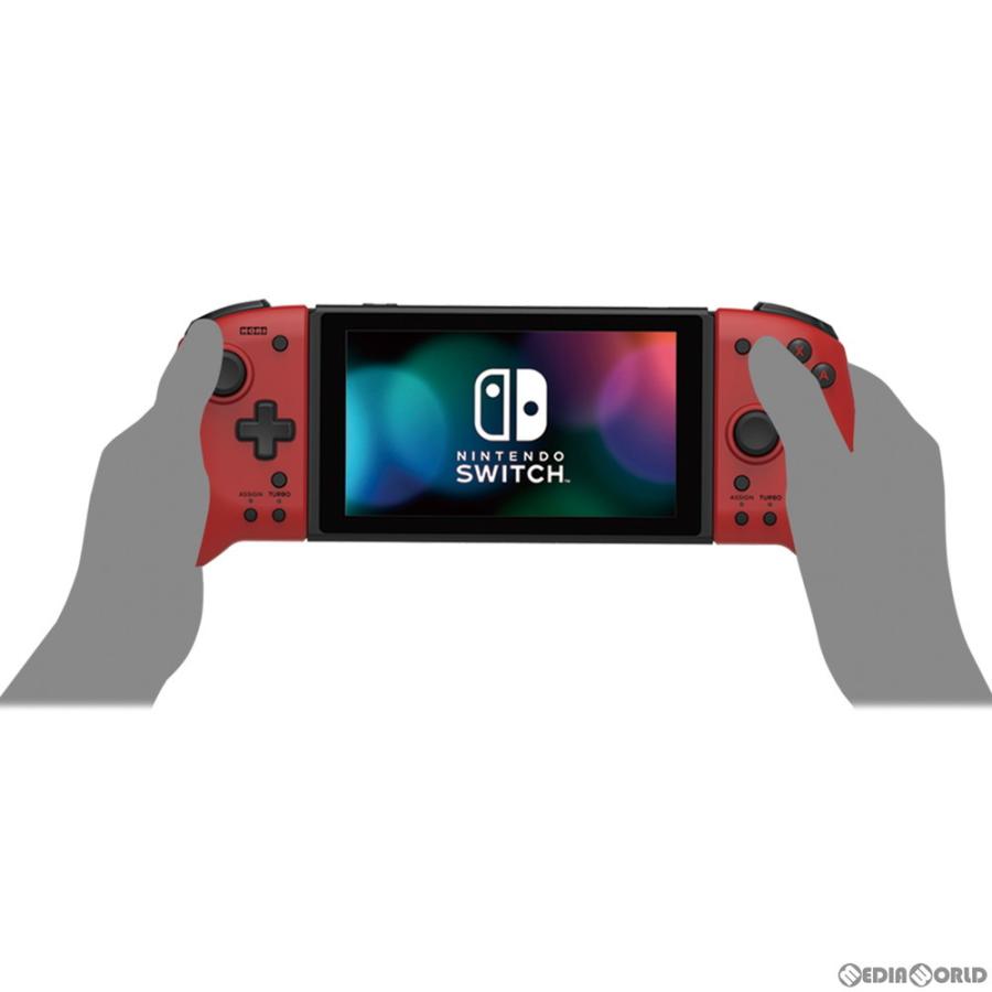 『新品即納』{ACC}{Switch}グリップコントローラー for Nintendo Switch(ニンテンドースイッチ) レッド 任天堂ライセンス商品 HORI(NSW-300)(20201112)｜mediaworld-plus｜06