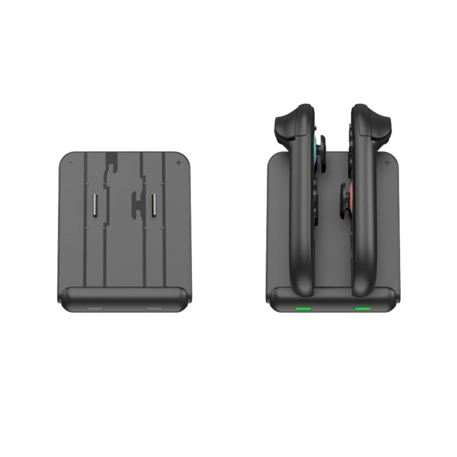 『新品即納』{ACC}{Switch2} CYBER・コントローラー充電スタンド(Switch2 Joy-Con2用) ブラック サイバーガジェット(CY-NS2JC2CS-BK)(20251220)