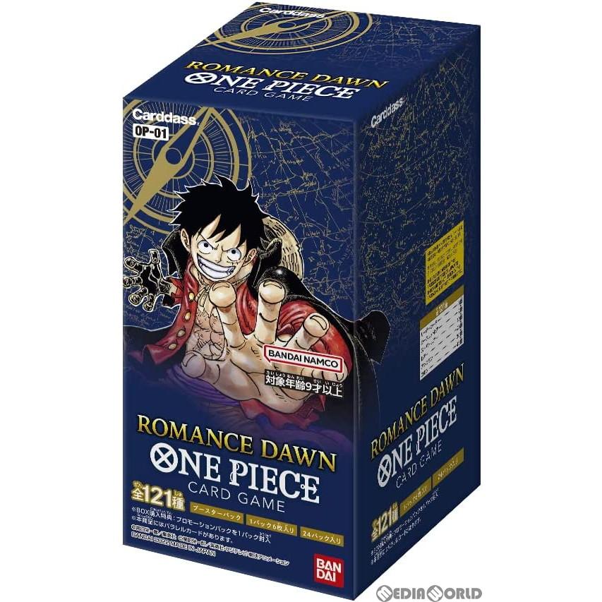 最大62 オフ 予約前日発送 Box Tcg 再販 One Piece ワンピース カードゲーム Romance Dawn ロマンスドーン Op 01 24パック 22年7月下旬 8月上旬 Aynaelda Com