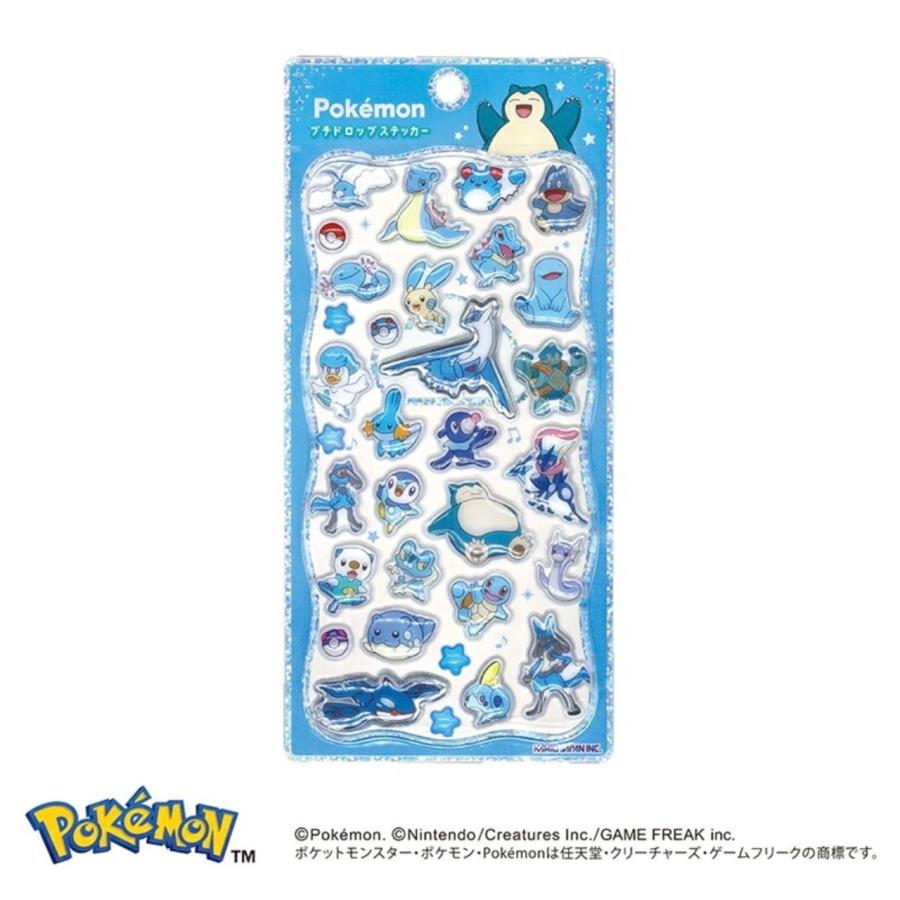 新品』{TCG} ポケモン プチドロップステッカー ブルー カミオジャパン