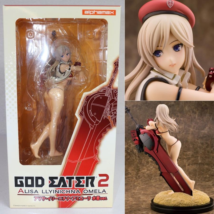 中古即納 Fig アリサ イリーニチナ アミエーラ 水着ver God Eater 2 ゴッドイーター2 1 8 完成品 フィギュア アルファマックス メディアワールドプラス 通販 Yahoo ショッピング