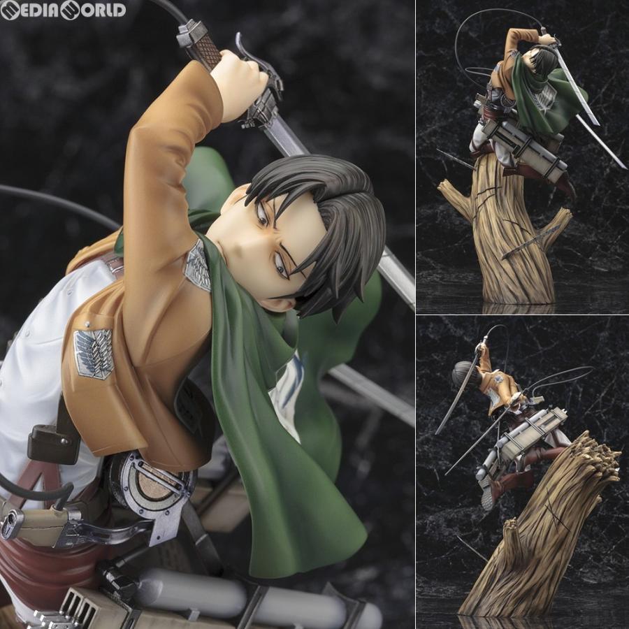 中古即納 箱難あり Fig Artfx J リヴァイ 進撃の巨人 1 8 完成品 フィギュア Pp559 コトブキヤ メディアワールドプラス 通販 Yahoo ショッピング