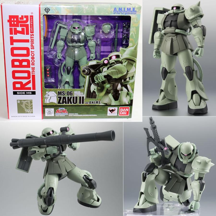 中古即納 Fig Robot魂 Side Ms Ms 06 量産型ザク Ver A N I M E 機動戦士ガンダム 完成品 可動フィギュア バンダイ 1605 メディアワールドプラス 通販 Yahoo ショッピング
