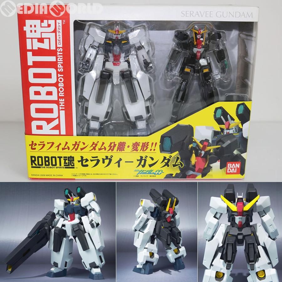 『中古即納』{FIG}ROBOT魂(SIDE MS) セラヴィーガンダム 機動戦士ガンダム00(ダブルオー) 完成品 フィギュア バンダイ(20090131)｜mediaworld-plus