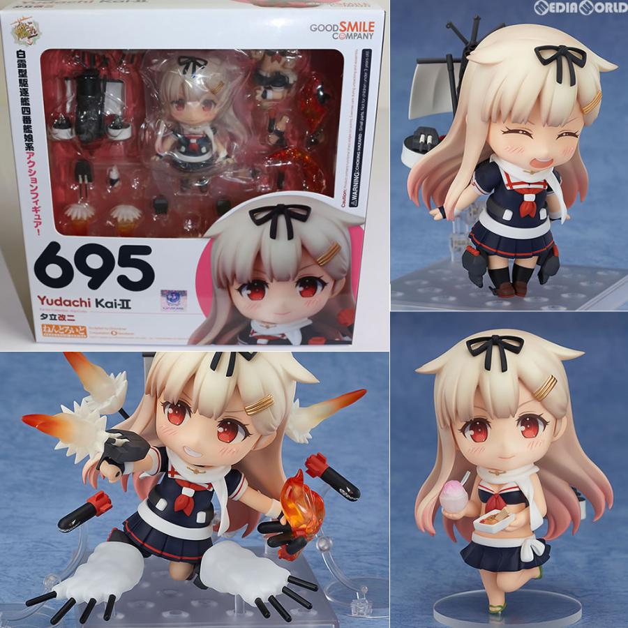 中古即納 Fig ねんどろいど 695 夕立改二 艦隊これくしょん 艦これ 完成品 フィギュア グッドスマイルカンパニー メディアワールドプラス 通販 Yahoo ショッピング