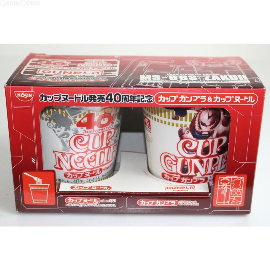 カップヌードル発売40周年記念 限定カップガンプラ全4種 ガンダム ザク