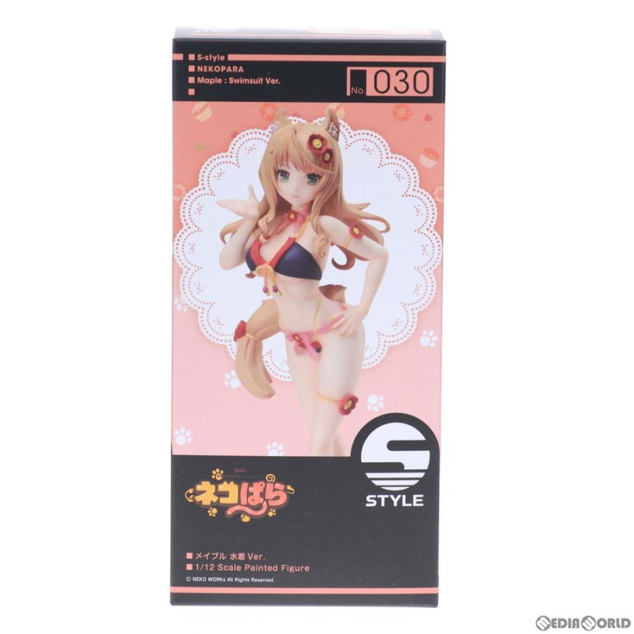 『中古即納』{FIG}S-style メイプル 水着Ver. ネコぱら 1/12 塗装済組み立て品 フィギュア FREEing(フリーイング)(20200424)｜mediaworld-plus｜02