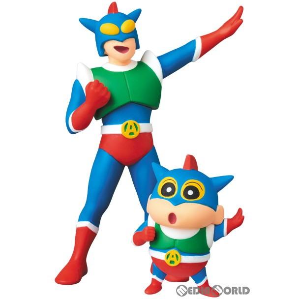 『中古即納』{FIG}ウルトラディテールフィギュア No.471 UDF アクション仮面 ＆ アクション仮面しんちゃん クレヨンしんちゃん フィギュア メディコム・トイ｜mediaworld-plus