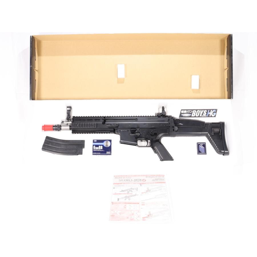 『新品』『お取り寄せ』{MIL}東京マルイ 電動ガンBOYs SCAR-L CQC ブラック (10歳以上専用)(20120803)